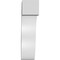 Ekena Millwork 3-in. W x 8-in. D x 12-in. H Del Monte Architectural Grade PVC Knee Brace BRCP03X08X12DEL - alternate 3